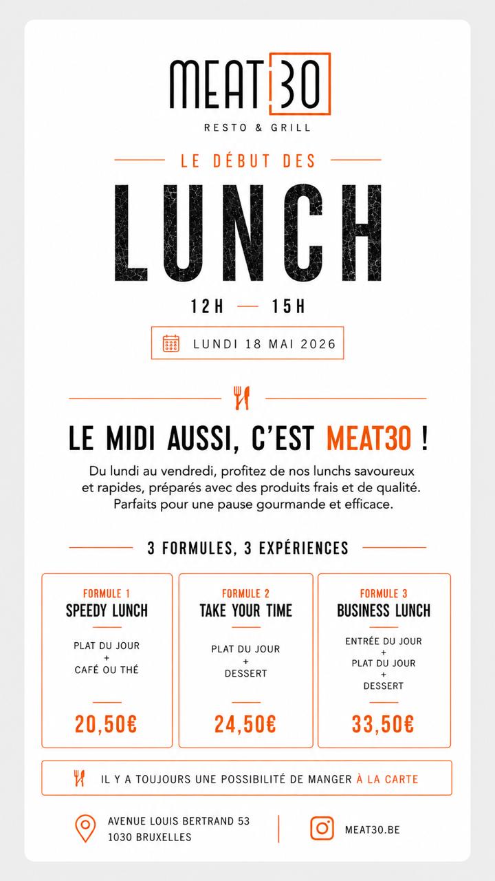 Lunch service Meat30