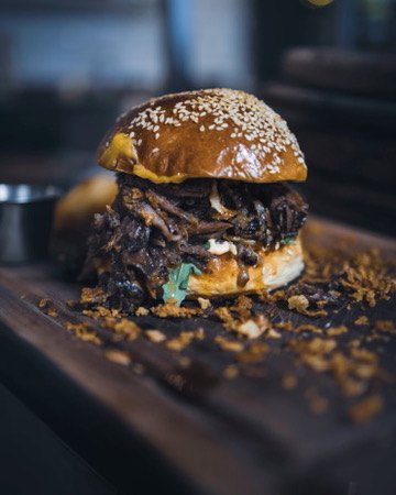 Gourmet burger at MEAT30, Brussels